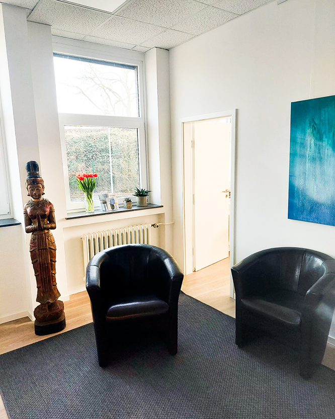 Praxis_Petra Jokuszies_Buelter_03 Praxisraum |Praxis für ganzheitliche Körpertherapie nach der Polyvagalmethode Osnabrück